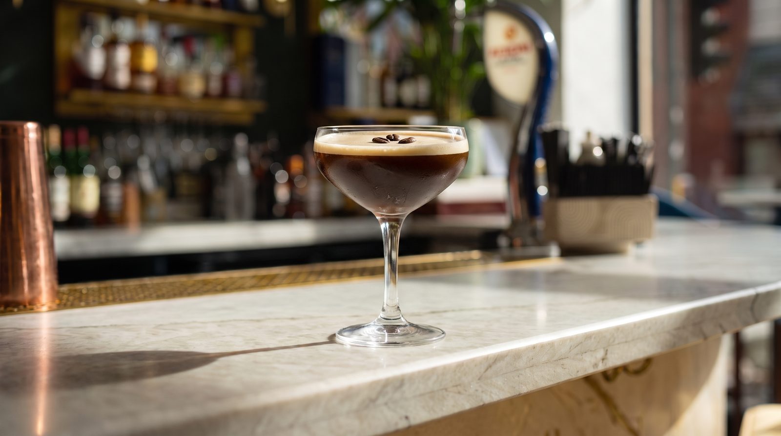 The bar at Armenian, Manchester