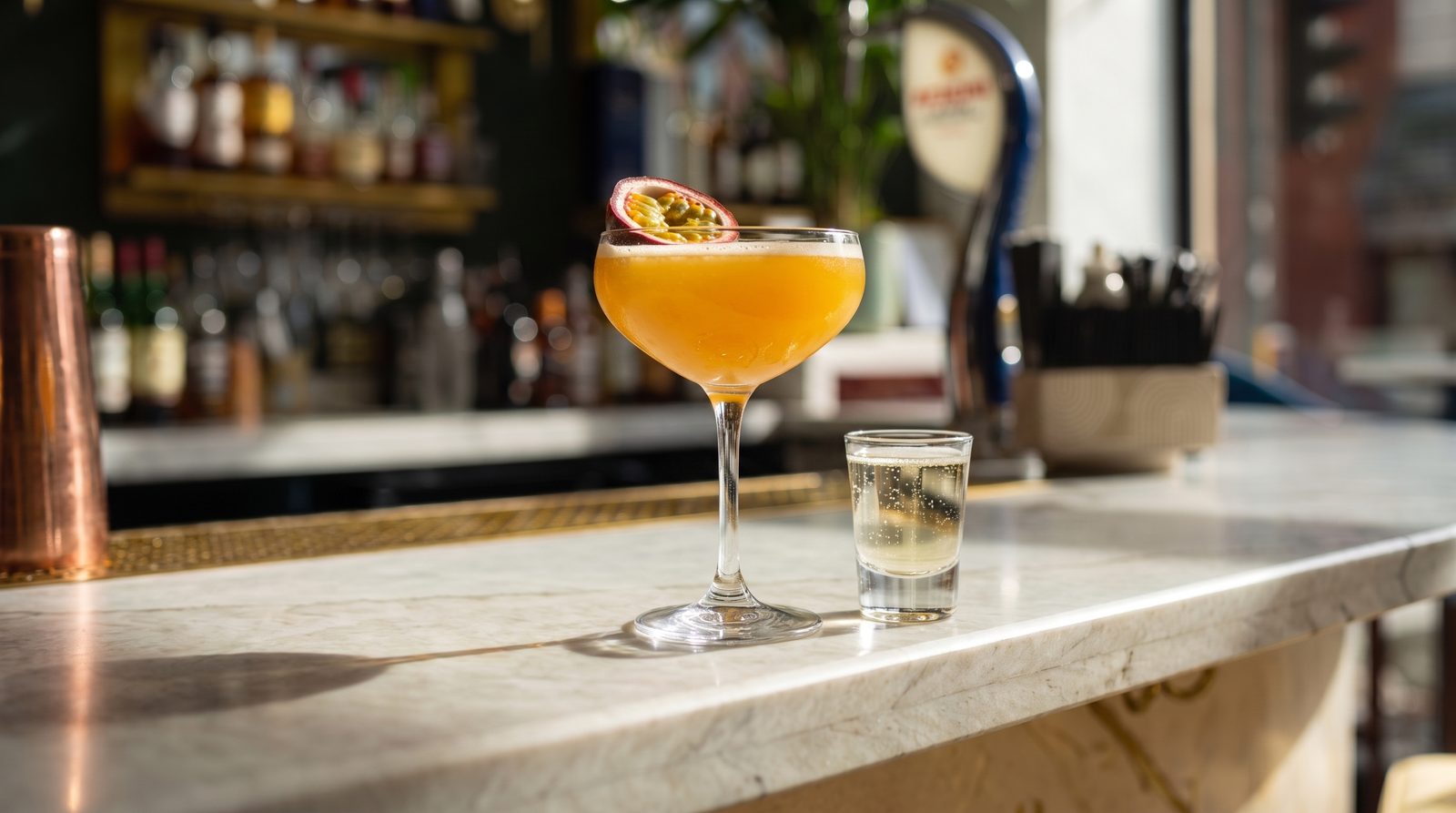 Pornstar Martini with prosecco